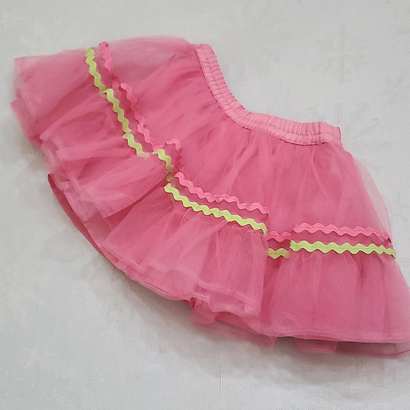 Gymboree Pink Tulle Skirt with Diaper Cover Baby Girl Size 6-12 Months - Picture 1 of 7